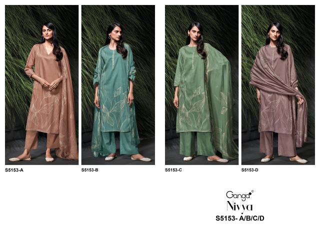 Ganga nivya 5153 wholesale dress materials in salem